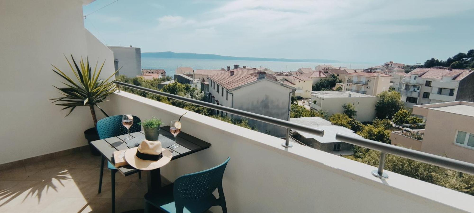 Sea View Ela Apartments Podgora Zewnętrze zdjęcie